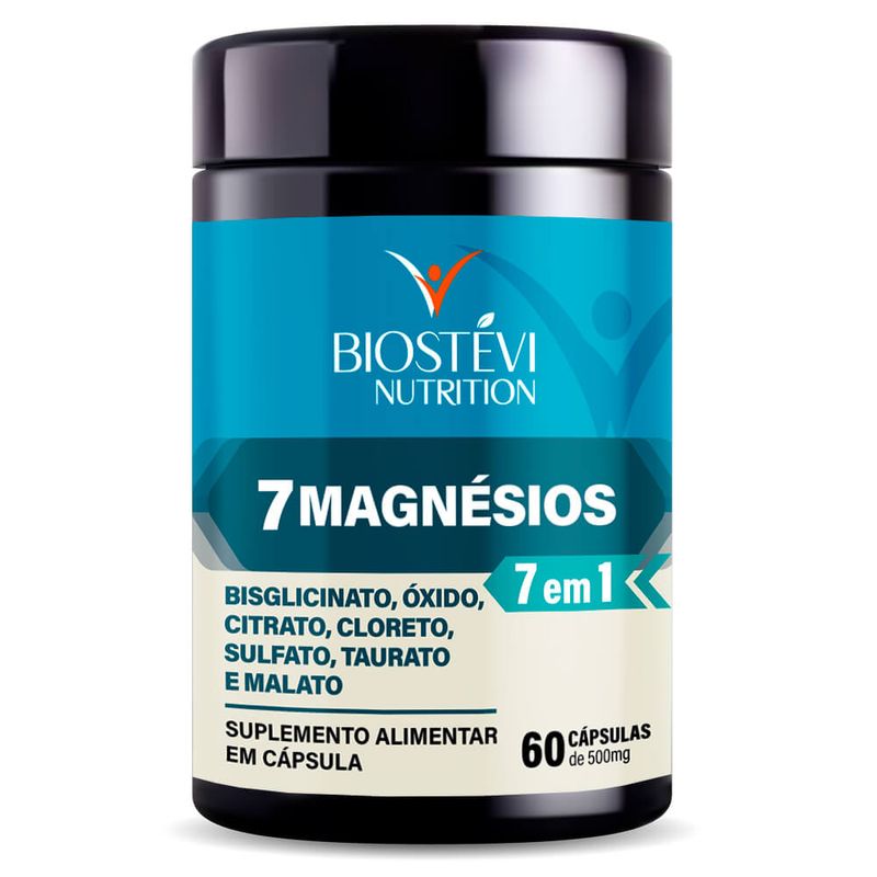 7 Magnésios 60 cápsulas