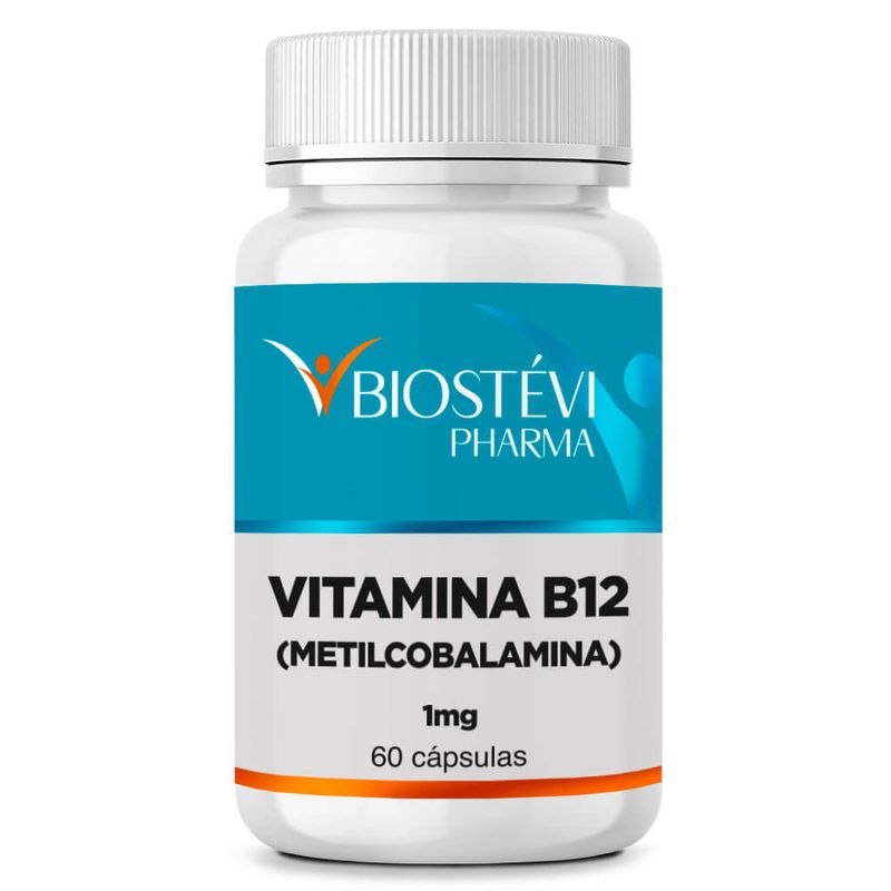Vitamina B12 Metilcobalamina 1mg 60 cápsulas